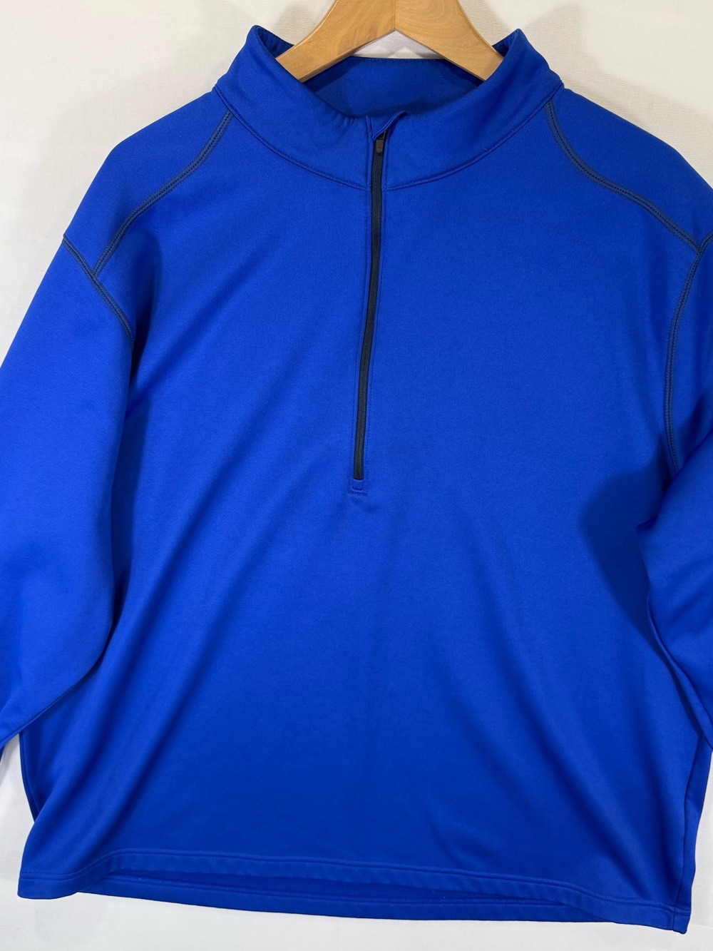 Walter Hagen Men's Royal Blue Half-Zip Performance Sweater